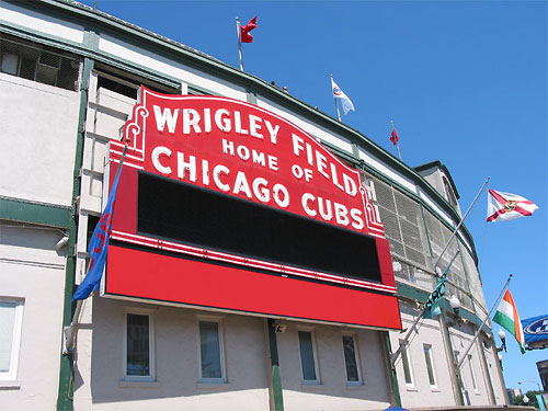 Marquee at Wrigley Field
