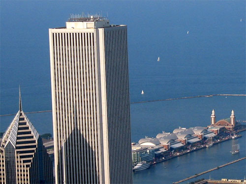 View of Navy Pier from Sears Tower