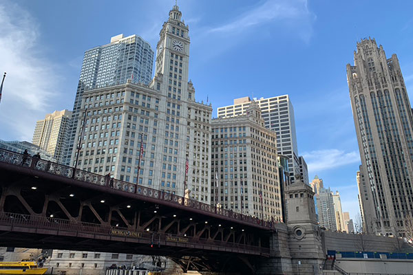 Wrigley Building from the Riverwalk