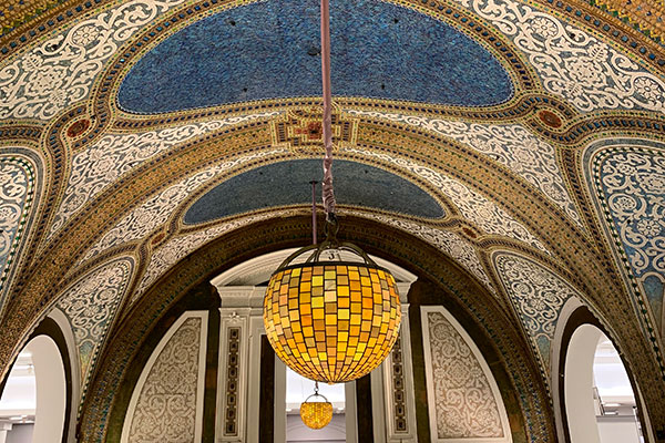 Tiffany Mosaic Ceiling