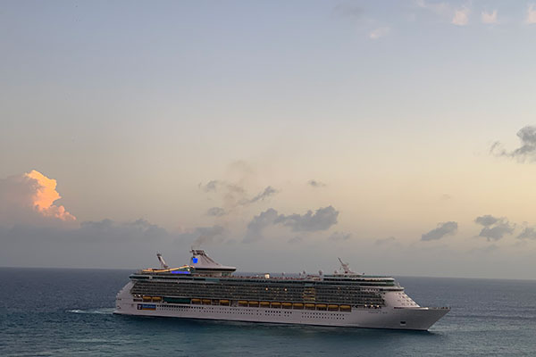 Freedom of the Seas sets sail on Monday evening