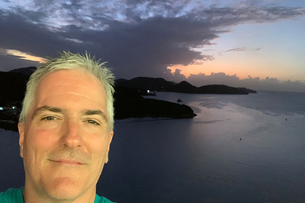 Selfie in St. John's right before sunset
