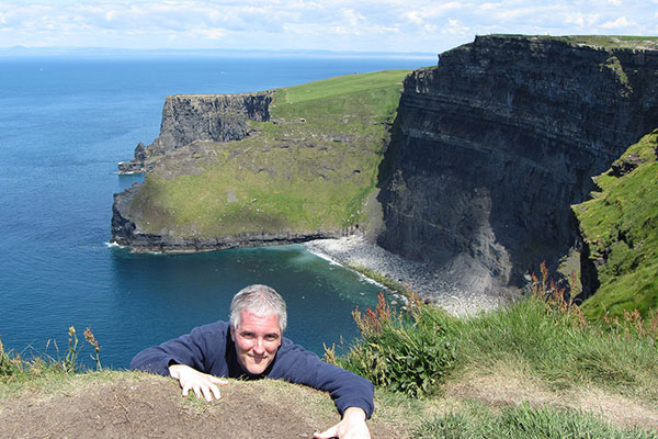 Pat at the Cliffs of Moher