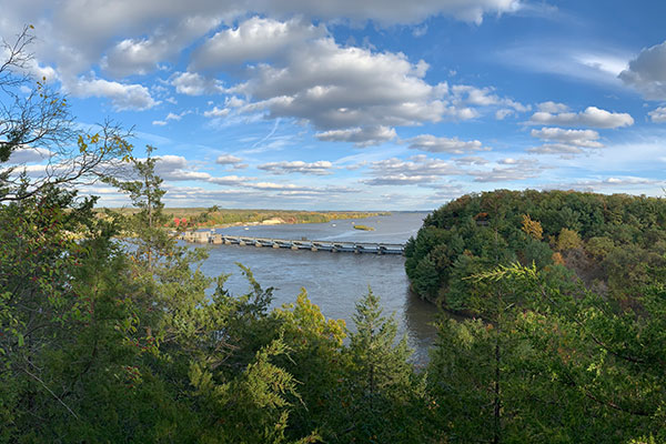 View of River at Starved Rock State Park