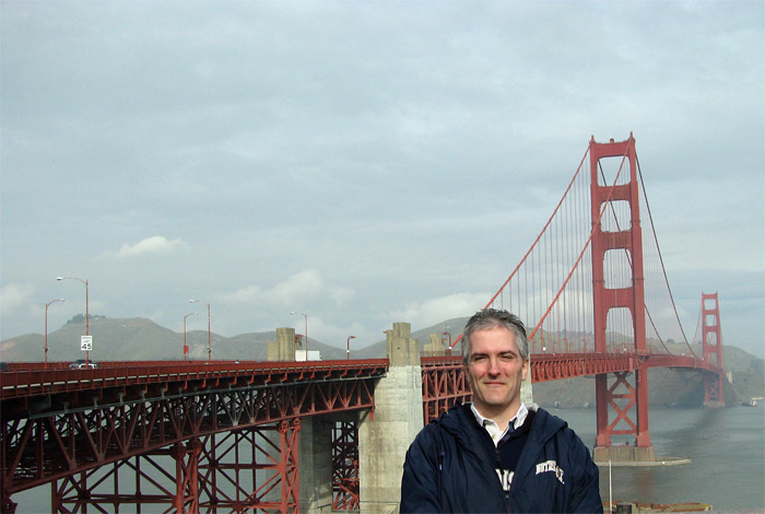 Pat East of Golden Gate Bridge