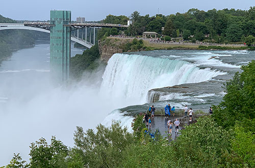 Closeup of the Falls