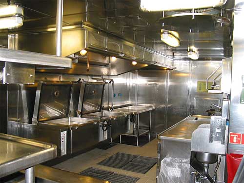 Kitchen on the Sun Princess