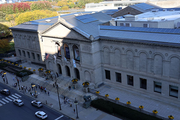 View of Art Institue from Orchestra Hall