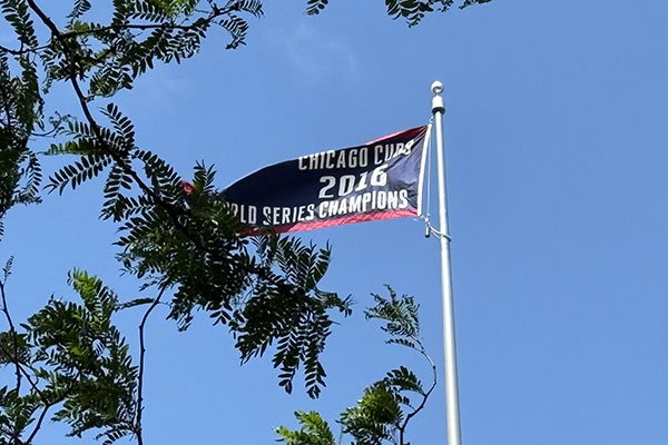 Chicago Cubs 2016 World Series Champions flag