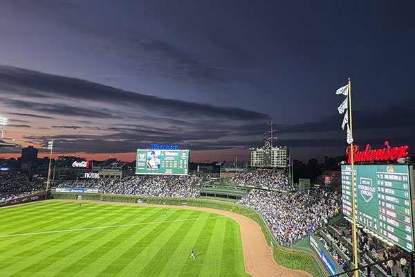 Wrigley Field bleachers