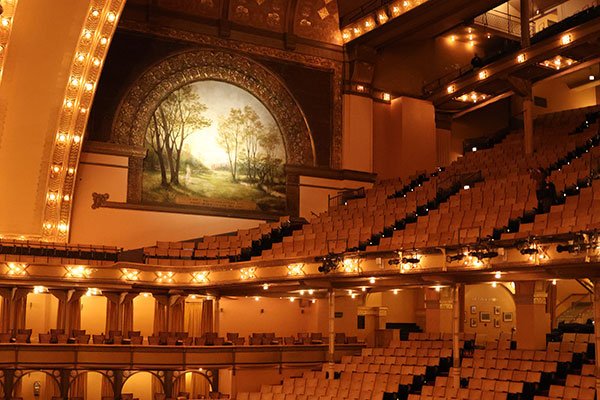 View of seats at Auditorium Theatre