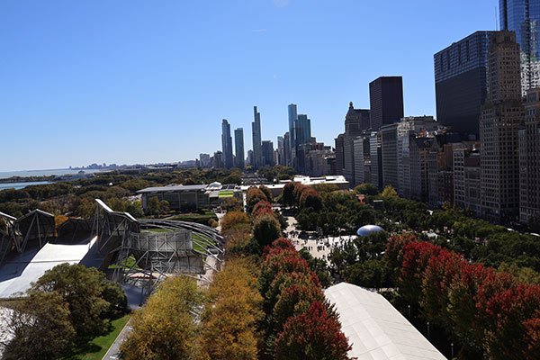 View of Park from One Prudential Plaza