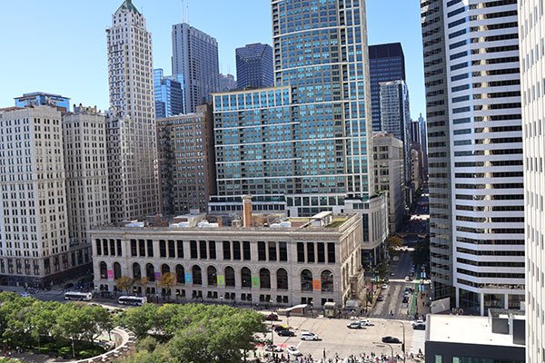 View of Cultural Center One Prudential Plaza