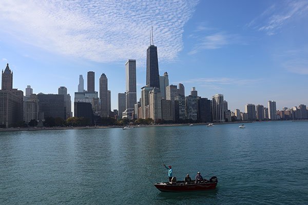 Skyline view from Milton Lee Olive Park