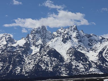 Grand Teton National Park tall mountains