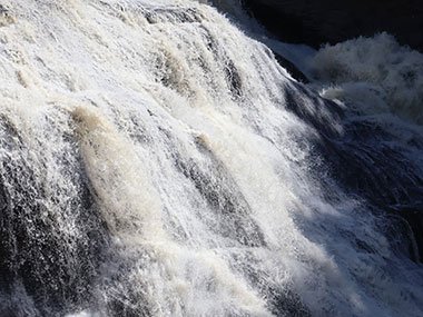 Yellowstone National Park waterfall