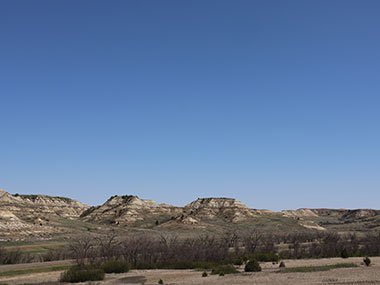 Bluffs in Theodore Roosevelt National Park