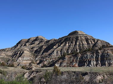 Theodore Roosevelt National Park mountains