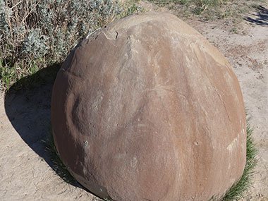 Theodore Roosevelt National Park round boulder