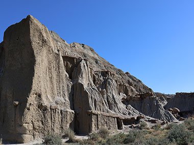 Theodore Roosevelt National Park cliffs in sunlight
