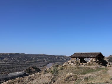 Theodore Roosevelt National Park picnic shelter