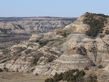 Theodore Roosevelt National Park cliff walls