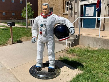 Astronaut statue