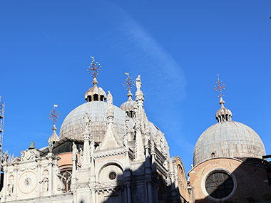 Domes of top of buildings