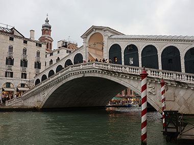 Rialto with no traffic passing beneath