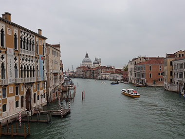 Grand Canal with church in distance