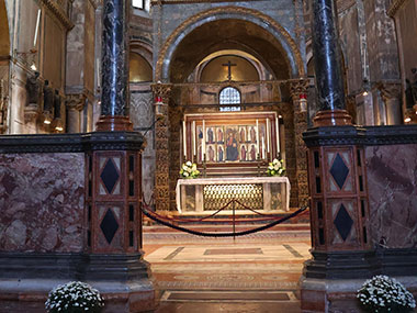 Altar entrance to St. Mark's Basilica