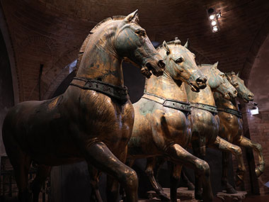 Original horses from St. Mark's Basilica