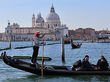 Closeup of gondola