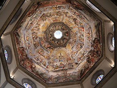 painted ceiling of dome