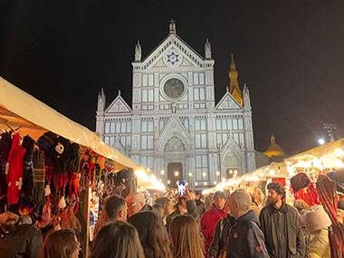 People at Christmas Market