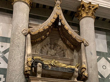 Statue in Baptistery 