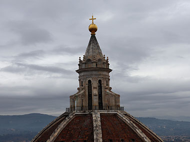 Top of dome balcony