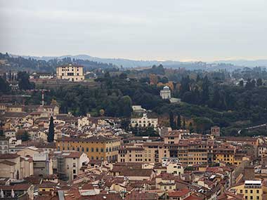 Buildings in distance