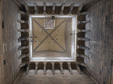 Inside of bell tower