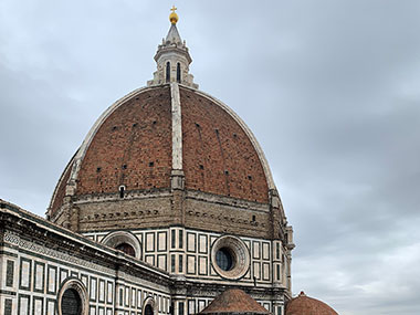 Dome of Cathedral next to the bell tower