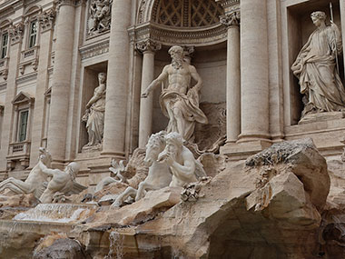 Statues of Trevi Fountain