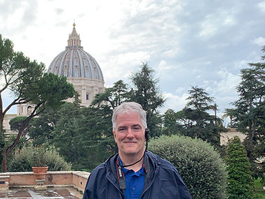 Pat at Vatican Museums