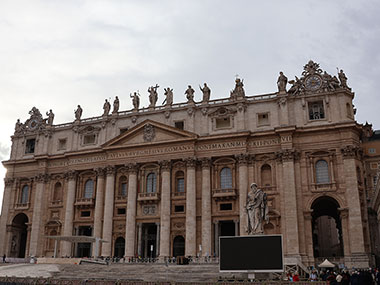 Entrance to St. Peter's Basilica