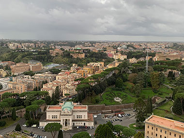 Train station next to St. Peter's Basilica