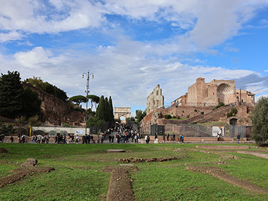 View of Roman Forum from the Colosseum