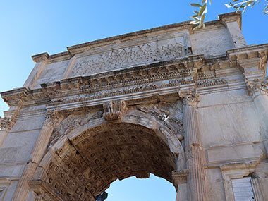 Entry arch into Roman Forum