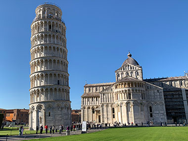 Leaning Tower in front of Pisa Cathedral - Pisa