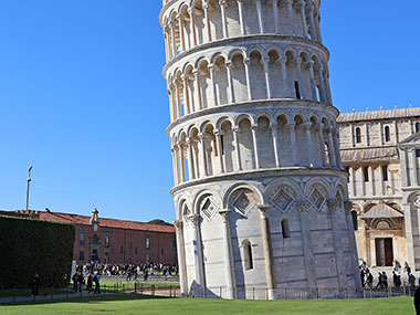 Base of Leaning Tower of Pisa