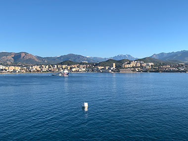Corsica from the water