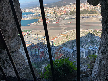 Bars in windows - Tunnels of Gibraltar